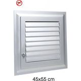 Primeaks 45X55 cm Banyo Wc Panjur Menfez | Plastik Havalandırma Kapağı | Duvar & Kapı Uyumlu