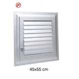 Primeaks 55x45 cm Banyo WC Panjur Menfez | Havalandırma Kapağı | Duvar & Kapı Uyumlu