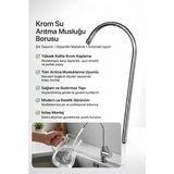 Primeaks Arıtma Musluğu Metal Su Çıkış Borusu Krom Musluk Ucu