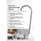 Primeaks Arıtma Musluğu Metal Su Çıkış Borusu Krom Musluk Ucu