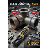 Primeaks Çift Komponentli Metal Yapıştırıcı Ikiz Şırınga 5 Dakika Hızlı Güçlü Epoksi