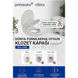 Primeaks Çocuk Adaptörlü Klozet Kapağı – Çocuk Tuvalet Oturağı – Kaymaz Güvenli Bebek Klozet Adaptörü