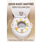 Primeaks Çocuk Klozet Adaptörü – Kaymaz ve Rahat Kullanım – Tuvalet Eğitimi Aparatı