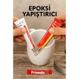 Primeaks Güçlü Epoksi Yapıştırıcı – Metal, Seramik, Ahşap, Plastik, Cam Tamir Yapıştırıcısı 2 Bileşenli