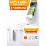 Primeaks High Tack Güçlü Montaj Yapıştırıcısı – Çivisiz Vidalama Gerektirmez – Hızlı İlk Tutunma – Ahşap Metal Fayans PVC