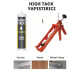 Primeaks High Tack Süper Yapıştırıcı + Kalın Plastik Silikon Tabancası Set – Korniş, Çıta, Panel Montajı
