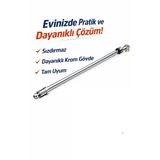 Primeaks Krom Klozet İçi Su Taharet Çubuğu 37 cm – Dayanıklı Metal Gövde