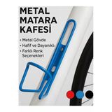 Primeaks Metal Matara Kafesi – Bisiklet Suluk Aparatı, Vida Montajlı Dayanıklı Şişe Tutucu