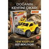 Primeaks Polesie Lejyon No: 1 Oyuncak Jeep Araba - Büyük Boy Sarı Off-Road Araç