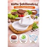 Primeaks Pratik Hamburger Köfte Şekillendirici – Eşit Boy Köfteler | Kolay Kullanım