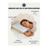 PRIMEPATH Breeze Gel Çift Taraflı Ortopedik Visco Yastık – Serinletici Jel, Boyun Desteği, Yıkanabilir Kılıf