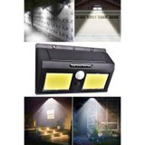 PrimeTech Solar 96 Ledli Sensörlü Su Geçirmez Güneş Enerjili 2'li Cob Led Aplik Dış Ortam Aydınlatması