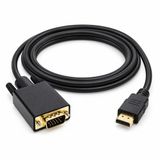 PrimeX Plus PrimeX PX-1440 1.8 Metre HDMI to VGA Görüntü Kablosu, HDMI Çıkıştan VGA Monitör Projeksiyona Dönüştürücü, PC Laptop PS5