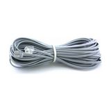 PrimeX Plus PrimeX PX-KKT150 2CX0.10mmx7 15 Metre ADSL RJ11 Telefon Kablosu Gri, ADSL, VDSL 2 Canlı Kablo
