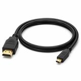 PrimeX PX-1121 Micro HDMI to HDMI Kablo, 1.5 Metre 1080P Full HD Hdmi Görüntü ve Ses Aktarım Kablosu, Micro Hdmi Type-D Kamera Tablet Mini Laptop Raspberry Pi TV Monitör Projeksiyon Bağlantı Kablosu