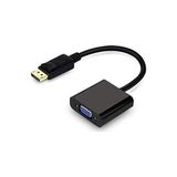 PrimeX PX-1320 DisplayPort to VGA Aktif Dönüştürücü, DP Erkek to VGA Dişi Görüntü Çevirici Adaptör, PC Anakart Ekran Kartı DisplayPort Çıkışından VGA Monitör Projeksiyon Bağlantı Aparatı, 20 cm