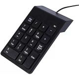 PrimeX PX-1864 USB 2.0 Siyah Kablolu Numerik Klavye Keypad, USB Sayısal Tuş Takımı, PC Laptop Notebook İçin Kablolu NumPad, Ev Ofis Muhasebe Excel Veri Girişi Kullanımına Uygun