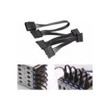 PrimeX PX-4355 Molex To Sata Kablo, PSU Sata Çoklayıcı, 5 port Sata Power Çoklayıcı, 60cm Uzunluk,%100 Saf Bakır sata Çoklayıcı Kablo