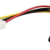 PrimeX PX-4960 PSU Molex Sata Çevirici, Kasa içi HDD/DVD/SSD 4 pin Molex to Sata Power Güç Kablosu 15 cm