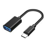 PrimeX PX-515 Type-C to USB 3.0 OTG Çevirici, 15 cm USB-C Erkek to USB-A Dişi Adaptör Kablo, Android, iPhone 15/16/17 Type-C Telefon Tablet Laptop İçin Flash Bellek Mouse Klavye USB Dönüştürücü