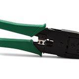 PrimeX PX-8045 RJ45 RJ12 RJ11 Üçlü Jack Çakma Pense, 8P8C RJ45 6P6C RJ12 6P4C RJ11 Uyumlu Network Telefon Kablo Sıkma Pensesi, Kablo Kesme Soyma Özellikli Modüler Konnektör Pense