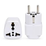 PrimeX PX-AMC1 Universal Priz Dönüştürücü, Amerikan Priz ve İngiliz Priz Türk Çevirici Adaptör, US/UK to EU Türk Fiş Adaptörü Seyahat Tipi Çevirici