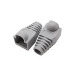 Primex Px-Cat6100 100 Adet Gri Rj45 Ethernet Kablo Ucu Koruma Kılıfı Cat5 Cat6 Network Lan Jak Cover