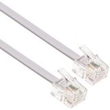 Primex Px-Kkt03 3 Metre Rj11 Telefon Kablosu, Adsl Vdsl Modem İnternet Bağlantı Kablosu, 2C X 0.10Mm X7, 2 Canlı Gri Telefon Hattı Kablosu