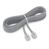 PrimeX PX-KKT10 2CX0.10mmx7 10 Metre ADSL RJ11 Telefon Kablosu Gri, ADSL, VDSL 2 Canlı Kablo