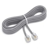 PrimeX PX-KKT3 2CX0.10mmx7 3 Metre ADSL RJ11 Telefon Kablosu Gri, ADSL, VDSL 2 Canlı Kablo