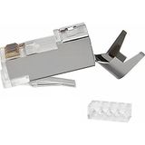 Primex Q-j7100m Cat7 Metal Konnektör Rj45 Cat7 Jack + Ayraç 100 Lü Paket