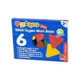 Primo Üçgen Mum Boya - 6Renk
