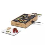 Princess Dinner4bambu, Raclette, 2 Izgara Ve 2 Servis Tabaklı İki Masa Izgarası, 420W, 2M Kablo Uzunluğu, 104020