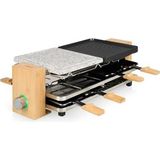 Princess Pure 8 Raclette Yapışmaz Kaplama, 8 Tava Siyah, Taş, Bambu