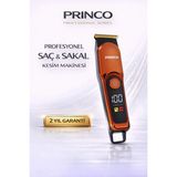 Princo Prınco Profesyonel Saç Sakal Tıraş Makinesi PR-514 - Kahverengi