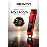 Princo Prınco Profesyonel Saç Sakal Tıraş Makinesi PR-514 - Kırmızı
