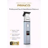 Princo Prınco Profesyonel Saç Sakal Vücut Tıraş Makinesi PR-507 - Mavi