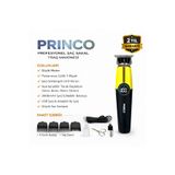 Princo Şarjlı Dokunmatik Sarı Dijital Ekran Saç Sakal Tıraş Makinası PR-650