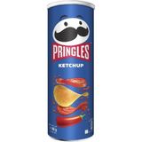 Pringles Ketchup Atıştırmalık 165G 1 Adet Lezzetli Domates Sosu İçeren Çıtır Cips