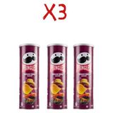 Pringles Texas Bbq Sauce Cips 165 gr 3 Adet