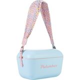 Prinkstyle Animal Pink %100 Pamuk Kayışlı Soğuk Tutucu Buzluk ve Sıcak Tutucu Açık Mavi - Pembe Thermo Çanta 20 Lt