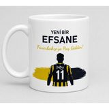 Print Copy Center Fenerbahçe Yeni Transfer Kupa Bardak Yeni Bir Efsane 11 Numara Baskılı Taraftar Kupası