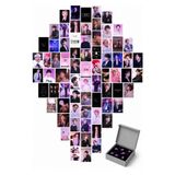 Print Dore Bts Duvar Poster Seti - Kolaj Set - 60 Adet - Pembe Bts Poster Seti - 10cm*15cm - Kalın Kuşe Kağıt