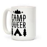 print dore Camp Queer Kahve Kupa İngilizce Kupa