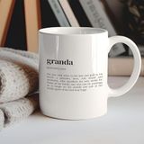 print dore Granda Kahve Kupa, Kahve Kupa, Büyükbaba Hediye, Komik Çift Hediyesi İngilizce Kupa