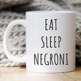 print dore Komik Alkol Kupa Uyku Negroni yiyin Kahve Fincanı, İngilizce kupa bardağına hediye