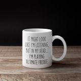 print dore Ultimate Frisbee Gift, Ultimate Frisbee Mug, Funny Ultimate Frisbee Mug, Gift for Her, Gift for Him, Gift for Men Gift for Women, Coffee Mug
