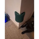 Print Zone Kedi Köpek Köşe Kaşıyıcı ve Tüy Toplayıcı Tarak - Evcil Hayvan Masaj Aleti (Çift Taraflı Bant) - Yeşil