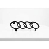 Print3dTr Audi A4 Uyumlu Jant Kapağı Göbek Logosu (Ham/boyanabilir 3D Baskı) - Siyah