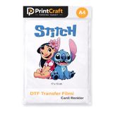 PRİNTCRAFT RENKLİ DÜŞLER ATÖLYESİ 13x17 cm Alaove Modeli Ütü ile Yapışan DTF Transfer Baskı (A4)